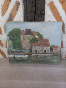 Tableau peinture Honfleur