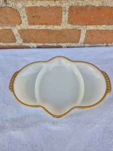 Plat de service opaline For King